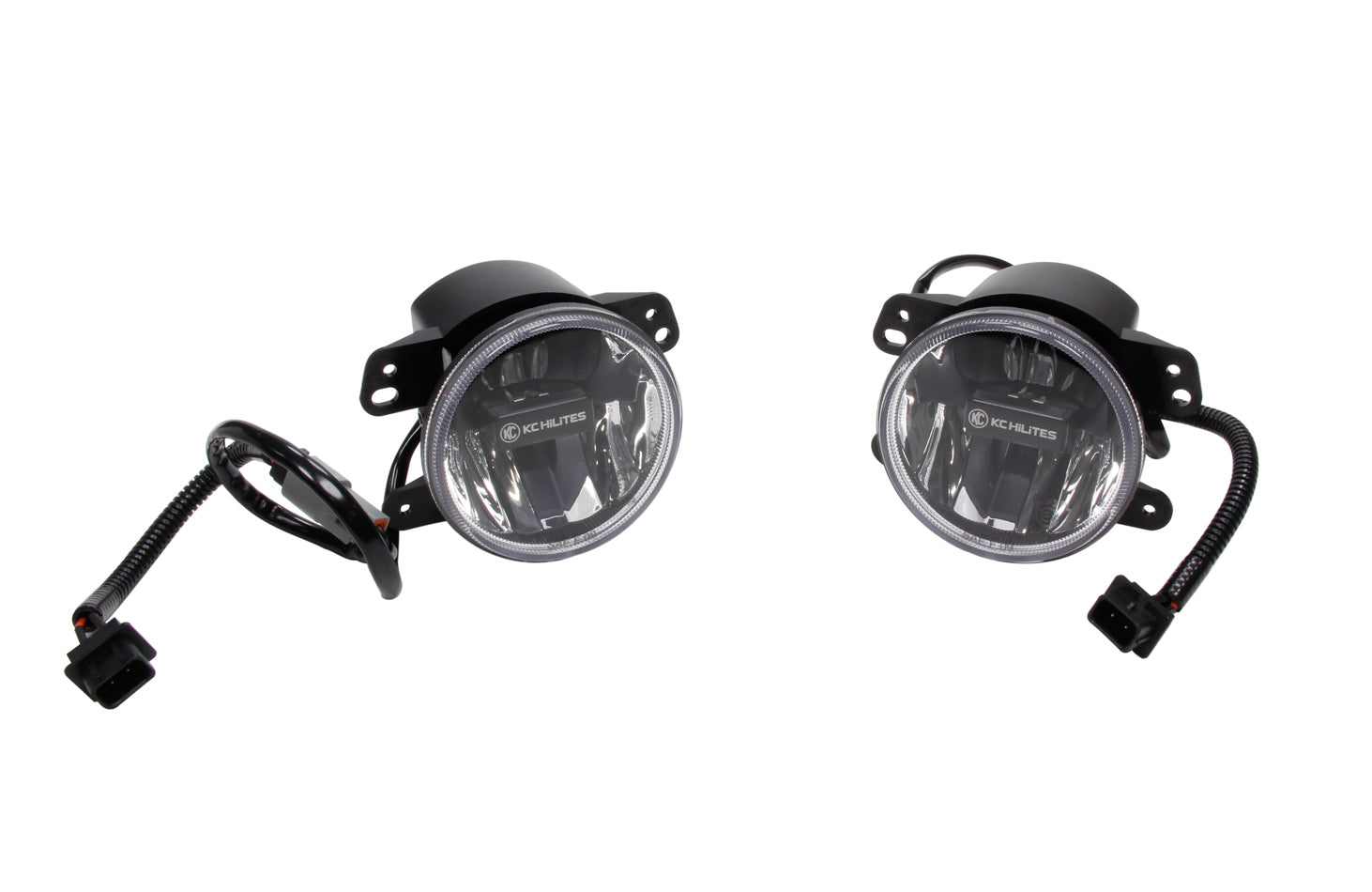 KC Hilites Jeep Jk; Gravity LED G4 Clear Fog System Sae/ece - Bfhb_497