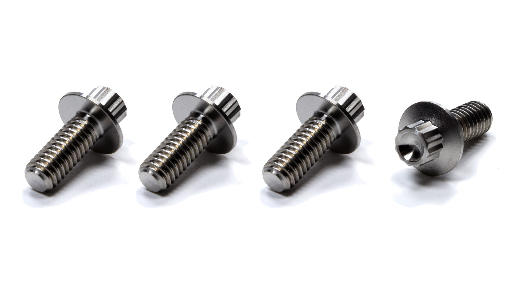 King Racing Products Fuel Tank Bolts Titanium 4-Piece 12 Point Heads 4096