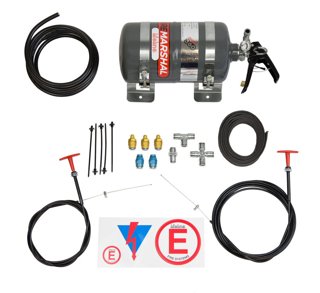 Lifeline Fire Fire Suprression System Zero 360 3KG FIA Fire Suppression Systems