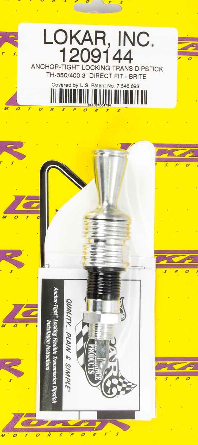 Lokar Anchor Tight Locking Dipstick TH350/400 Automatic Transmission Dipsticks 1209144