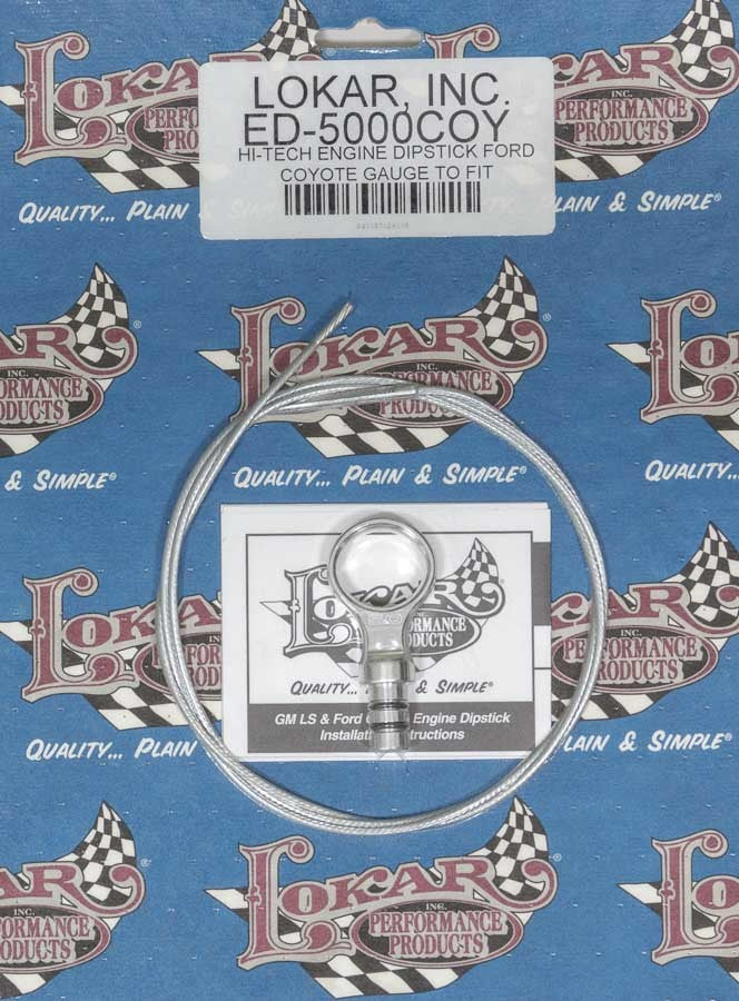 Lokar Engine Dipstick Ford Coyote 5.0L Engine Oil Dipsticks ED-5000COY