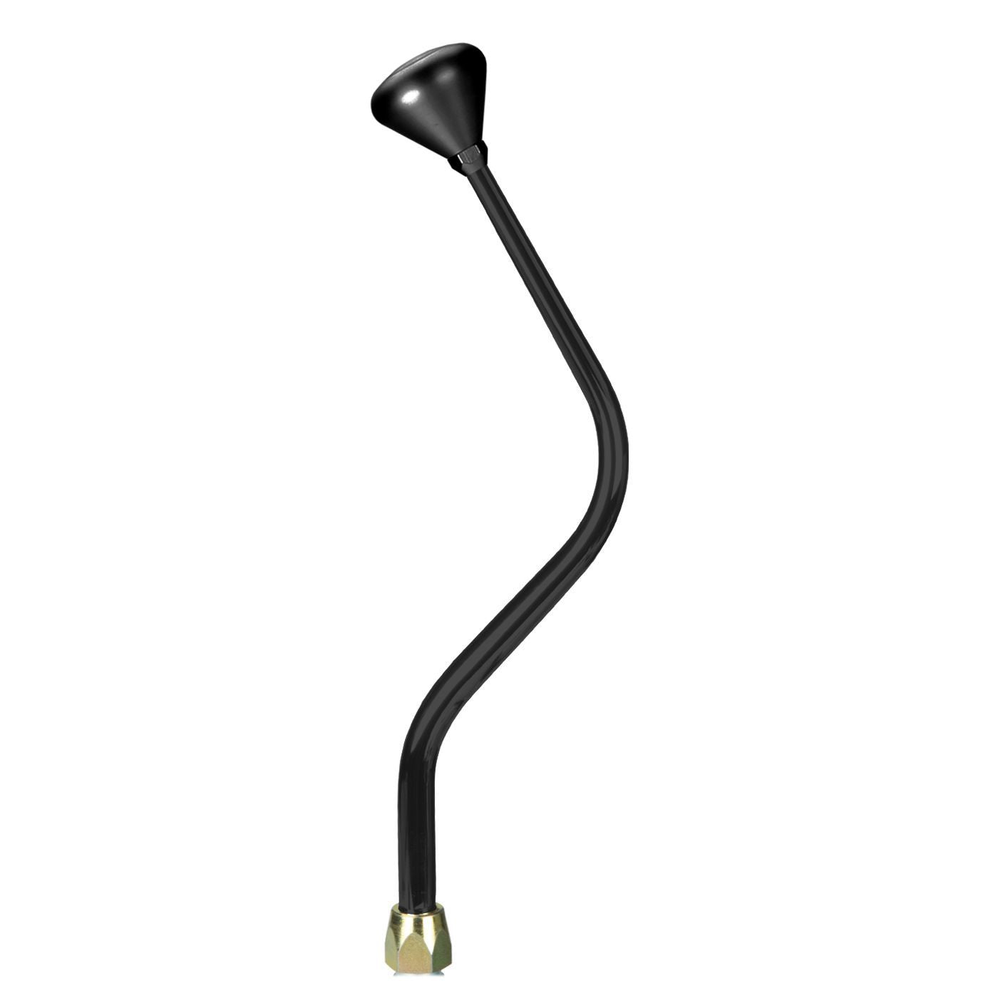 Lokar ES Shifter GM 6L80 Black 16 in Mush Black Knob Transmission Shifters ES6L80GXMB