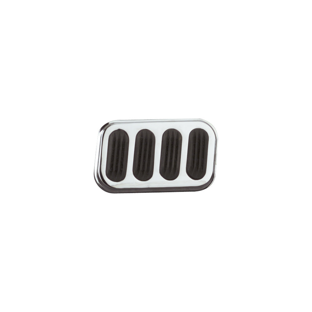Lokar Chrome Brake Pad Withrubbe Pedal Pads And Components SG-6008