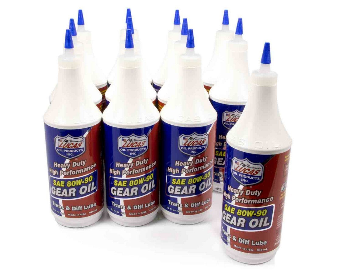 Lucas Oil 80w90 Gear Oil Case/12 10043