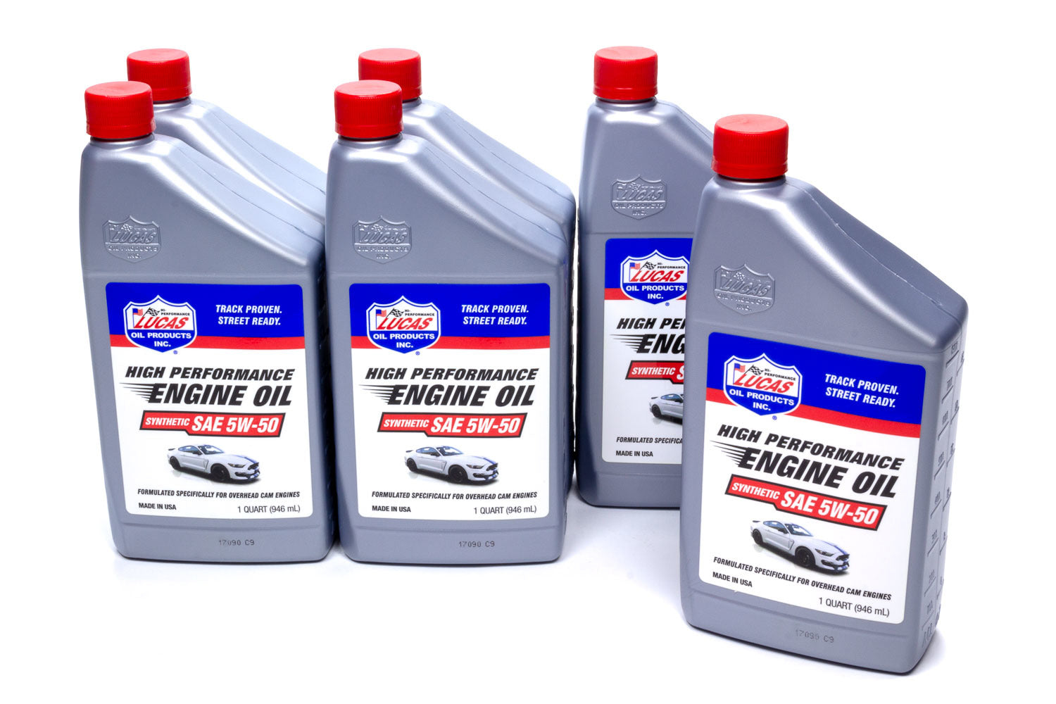 Lucas Oil Synthetic SAE 5w50 Oil Case 6 X 1 Quart 10101