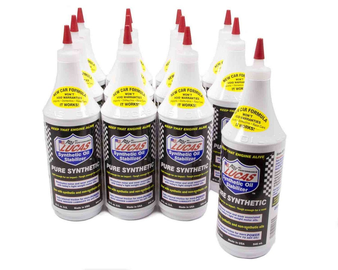 Lucas Oil Synthetic H/d Oil Stabi- Lizer 12x1 Qt 10130