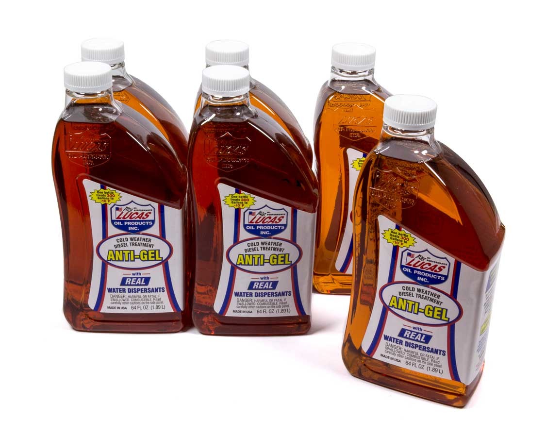 Lucas Oil Diesel Treatment Anti Gel Case 6x1 Half Gallon 10866