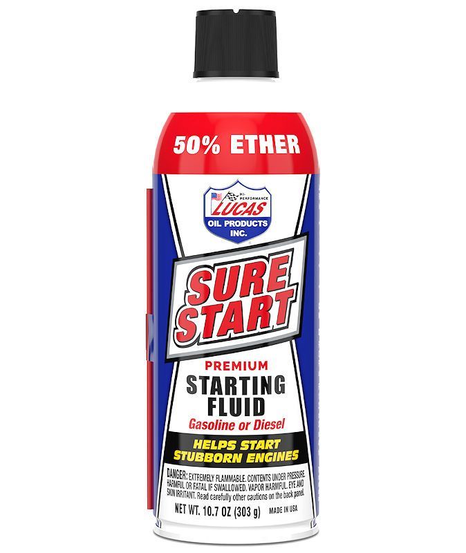 Lucas Oil Sure Start Starting Flui D 10.7 Ounce Can LUC11238