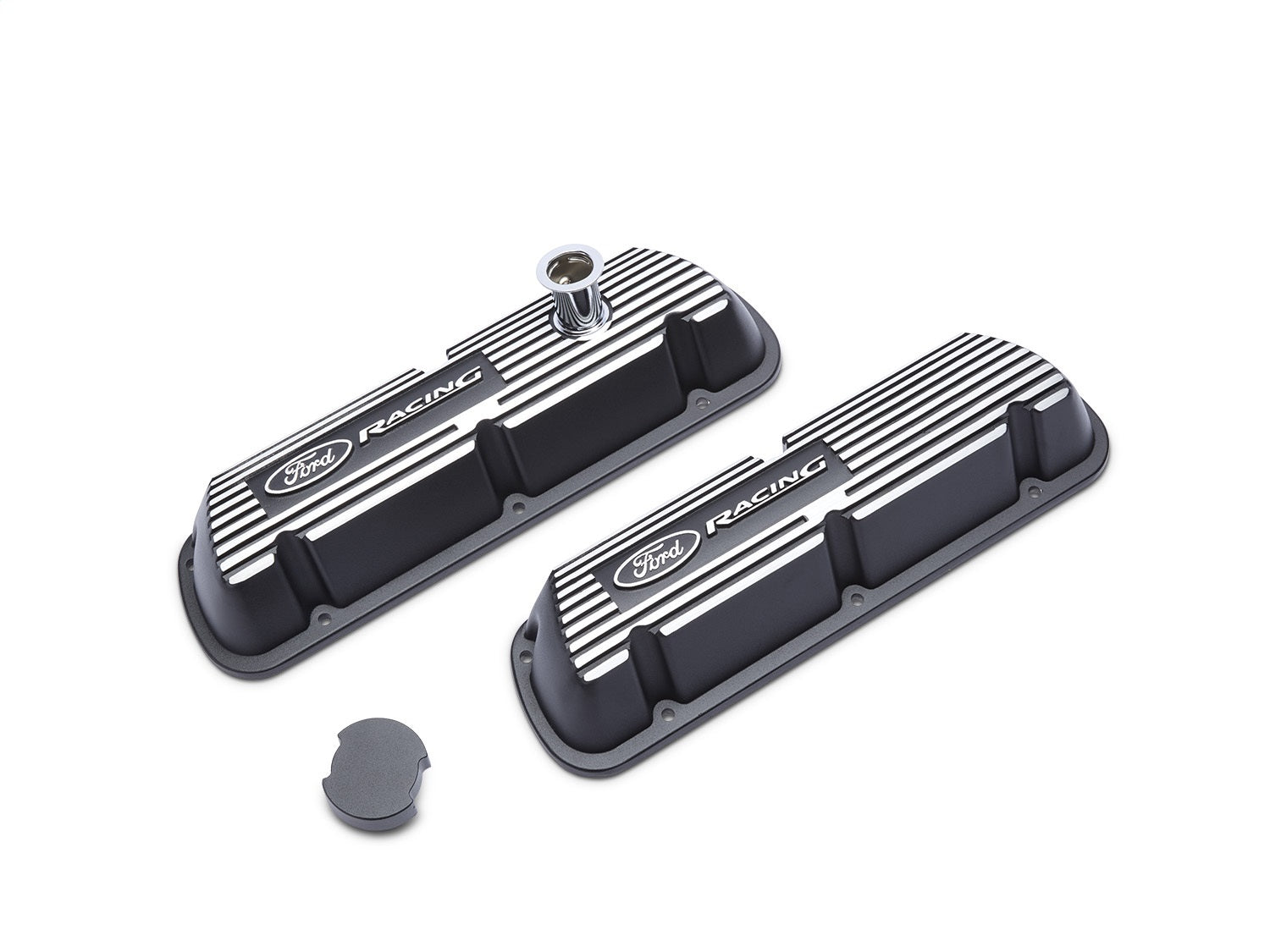Ford Performance Black Satin Valve Covers - M-6000-J302R