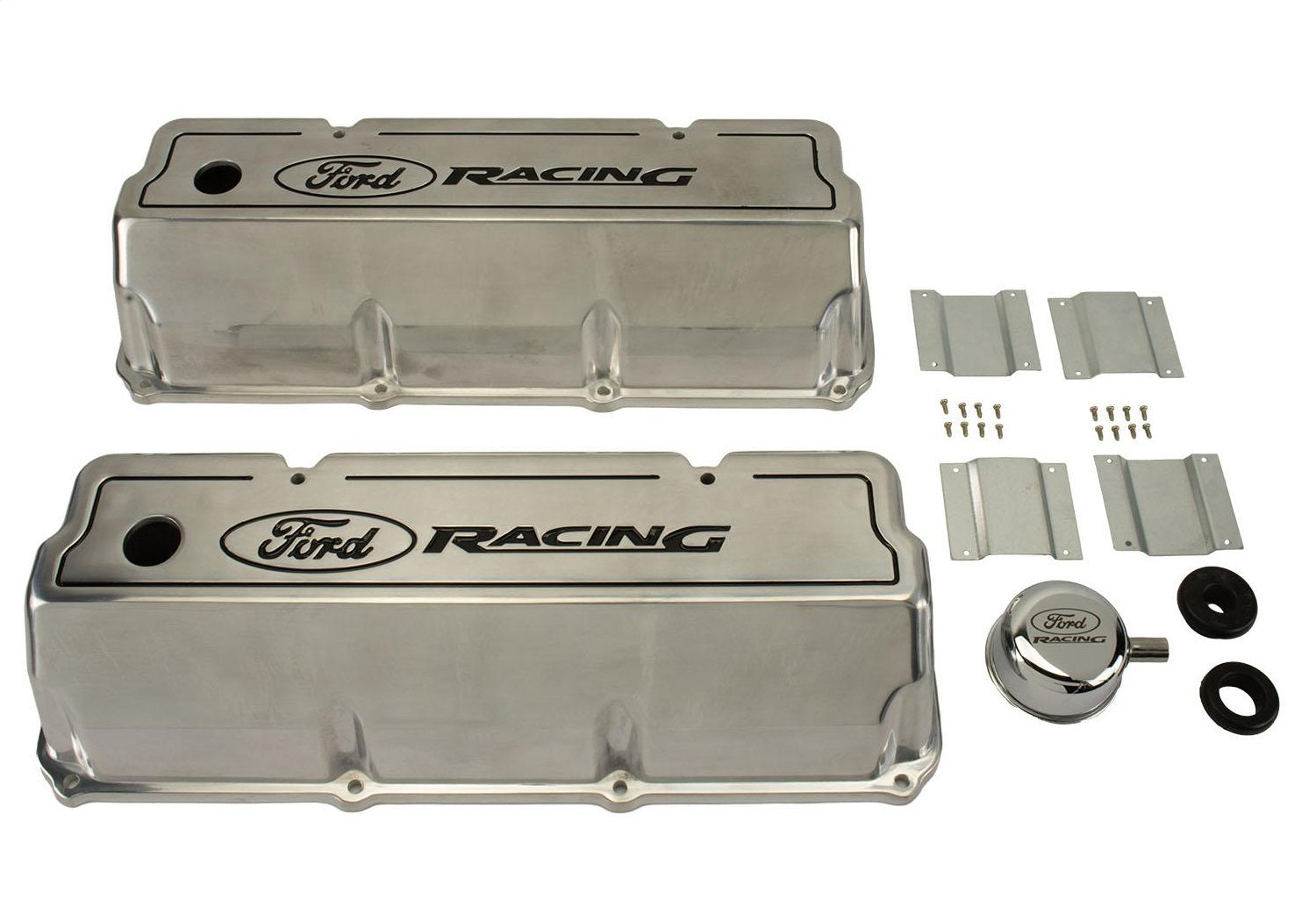 Ford Performance Polished Aluminum Valve Cover - M-6582-Z351