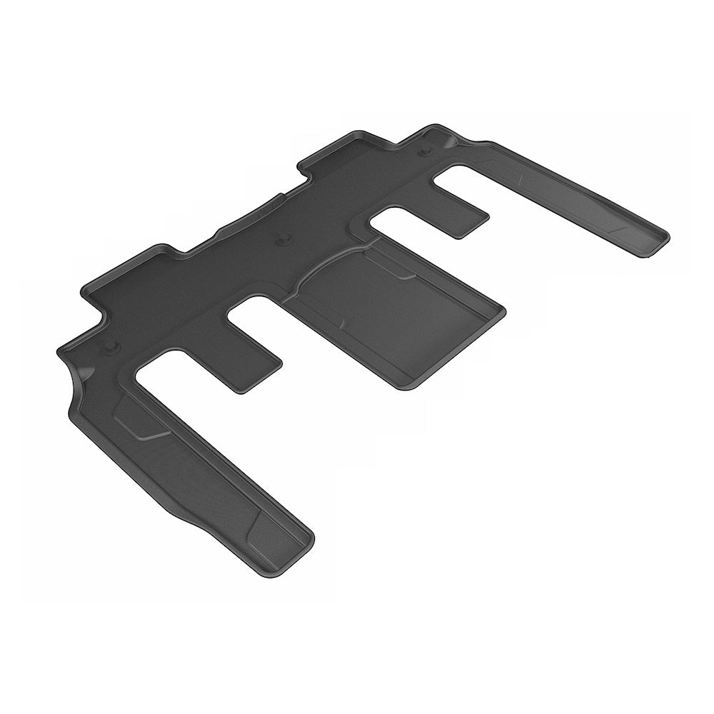 3D MAXpider Kagu Floor Liner L1BC02321509 for 2009-2017 Chevrolet Traverse, 2nd Row, Black