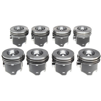 Clevite77 Piston Set Withrings Ford 6.0L Diesel 8Pk Pistons 2243503WR040