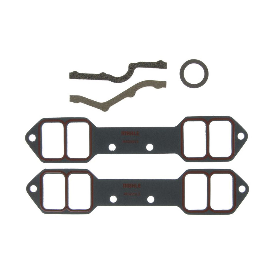 Clevite77 Intake Gasket Set Small Block Chevy Ret Port 1.365 X 2.195 Intake Manifold Gaskets MS20013