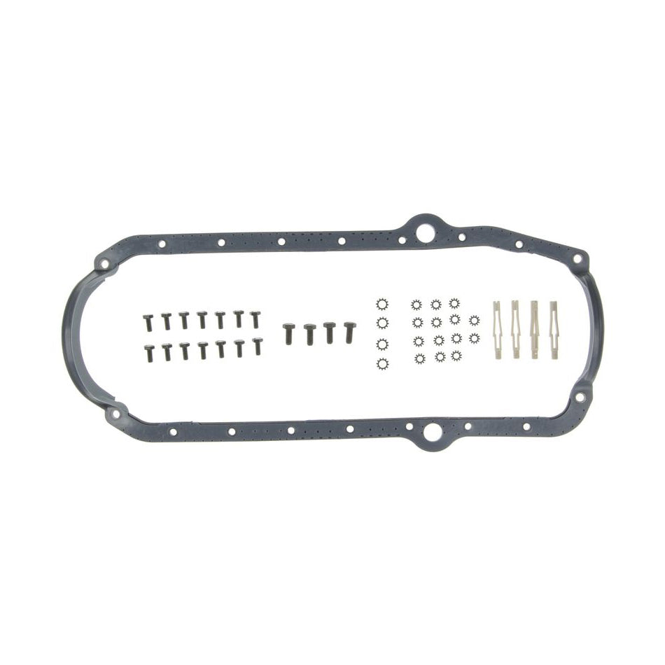 Clevite77 Oil Pan Gasket Set Small Block Chevy 75 79 Withthick Frt Seal Oil Pan Gaskets OS32457