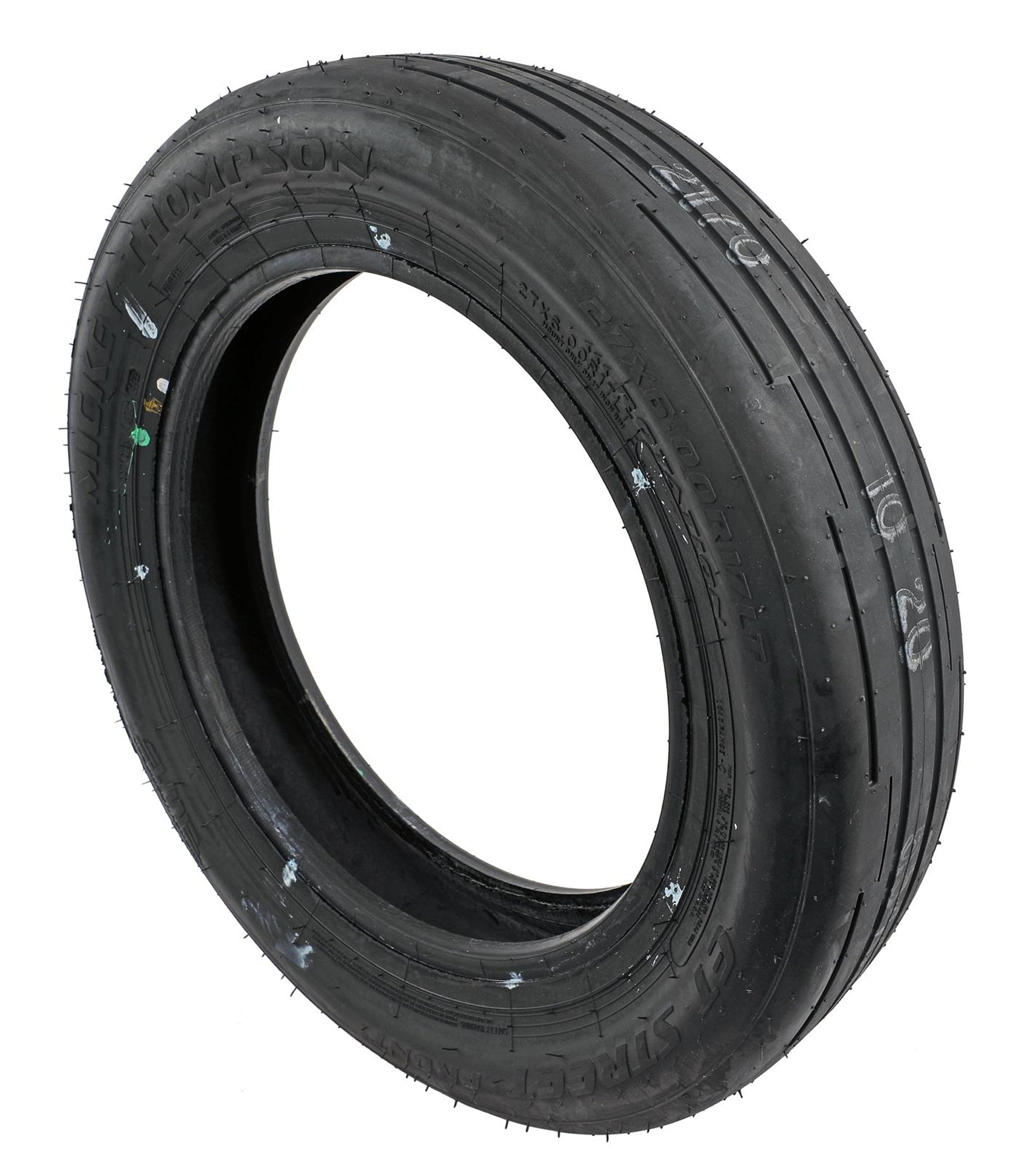 Mickey Thompson Tire - ET Street Front - 27.0 X 6.0R - 17LT - Radial - R2 Compound - DOT Approved - Black Sidewall - each 250735
