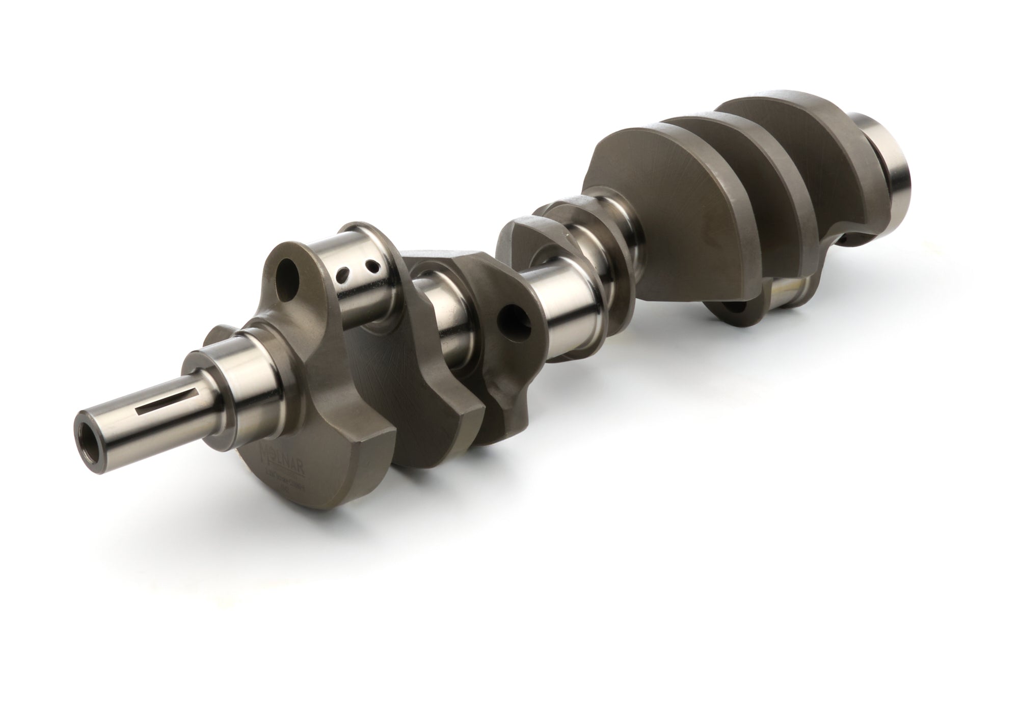 Molnar Technologies Crankshaft - 3.250 in Stroke - Internal Balance - Forged Steel - 2 - Piece Seal - 302 Mains - Small Block Ford - each 302-3250GB6F