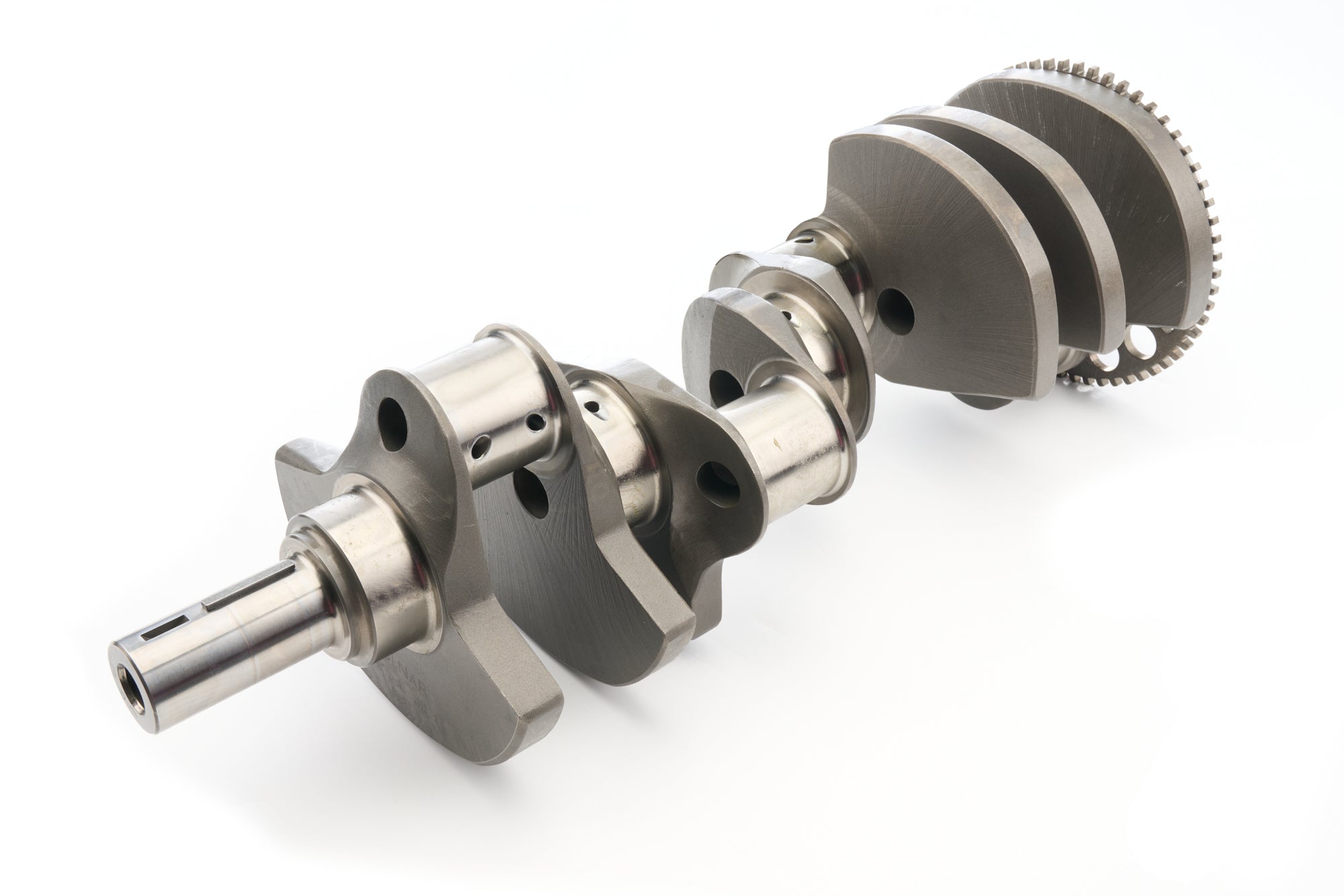 Molnar Technologies Crankshaft - 3.750 in Stroke - Internal Balance - 58X Reluctor Wheel - Forged Steel - 1 - Piece Seal - GM LS - Ser 346-3750LB6F-58