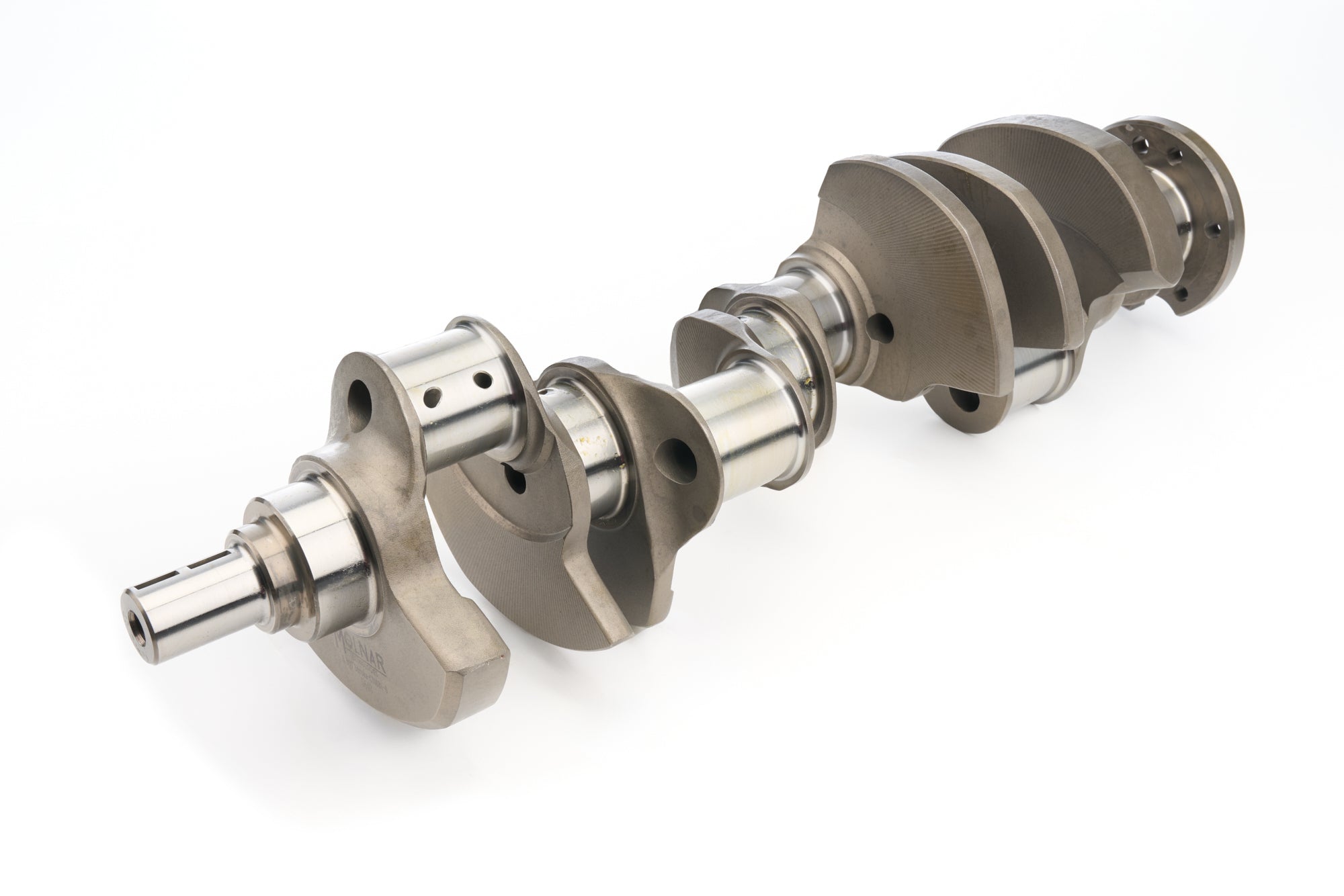Molnar Technologies Crankshaft - 4.250 in Stroke - Internal Balance - 58X Reluctor Wheel - Forged Steel - 1 - Piece Seal - GM LS - Ser 346-4250LB6F-58