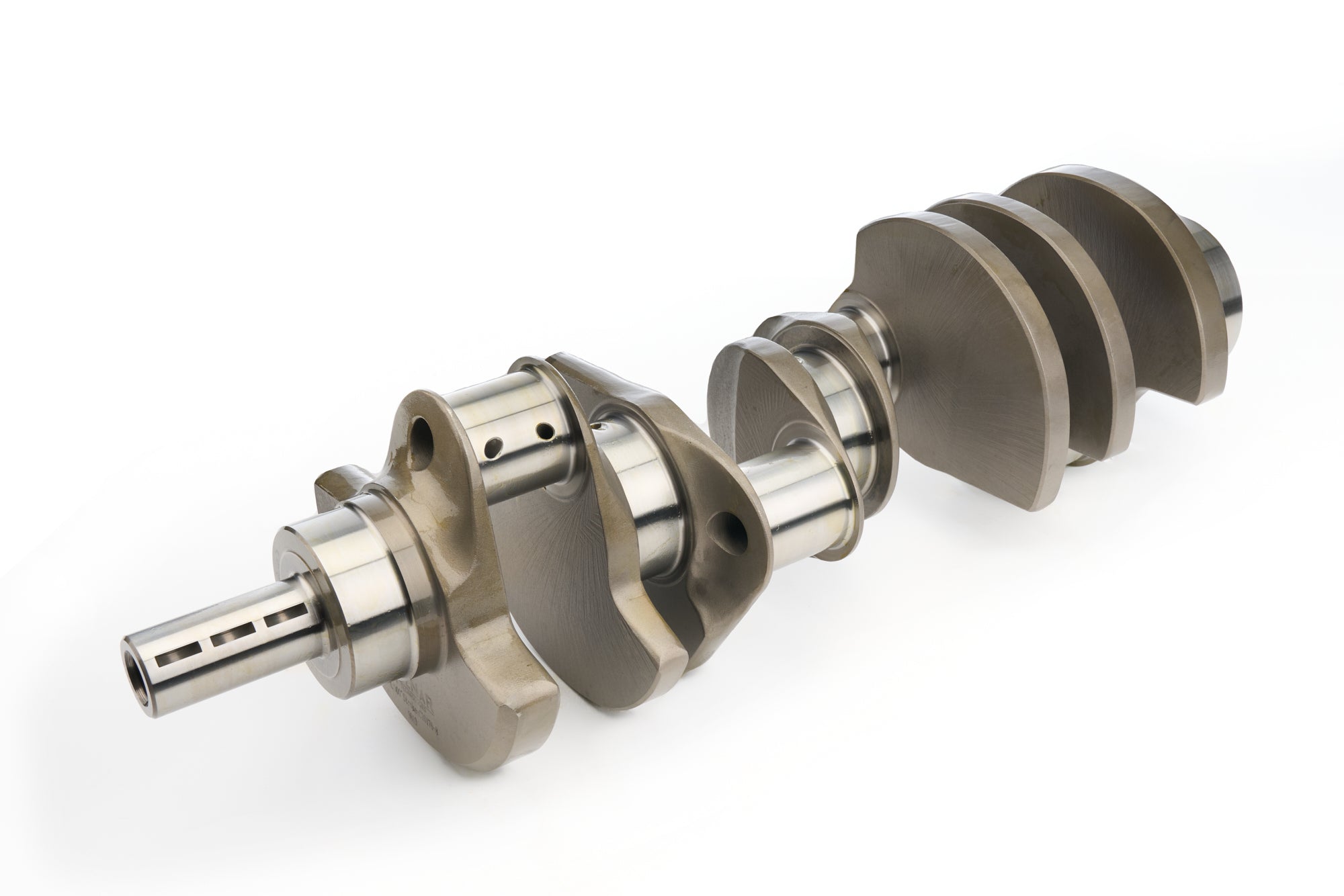 Molnar Technologies Crankshaft - 4.000 in Stroke - Internal Balance - Forged Steel - 2 - Piece Seal - 351W Mains - Small Block Ford 351-4000KA6F-62