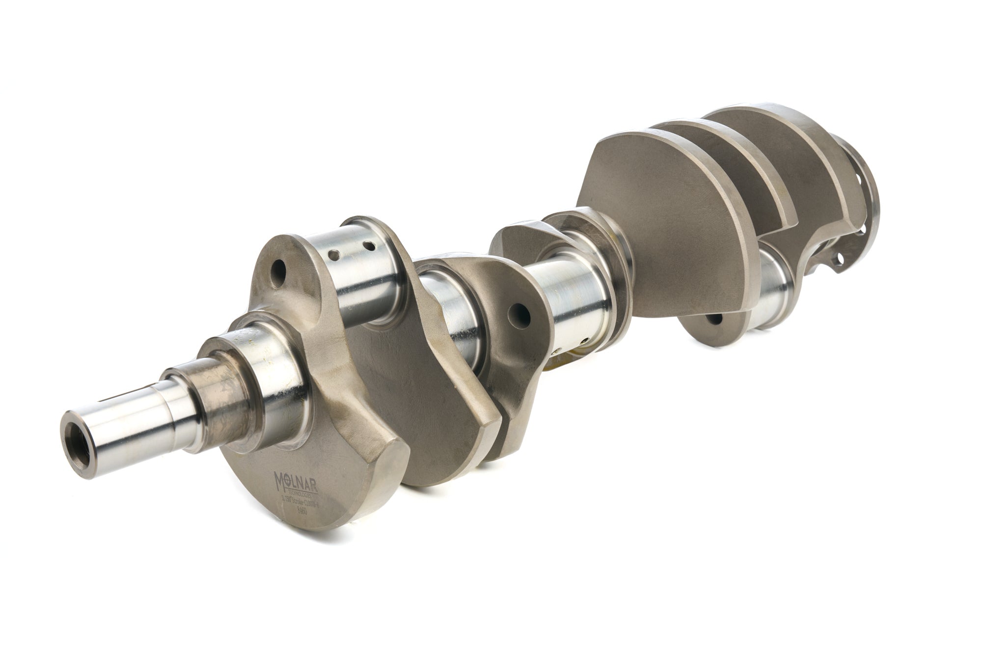 Molnar Technologies Crankshaft - 4.250 in Stroke - Internal Balance - 2.375 in Rod Diameter - Forged Steel - 2 - Piece Seal - 426 / 440 M 426-4250MC6F