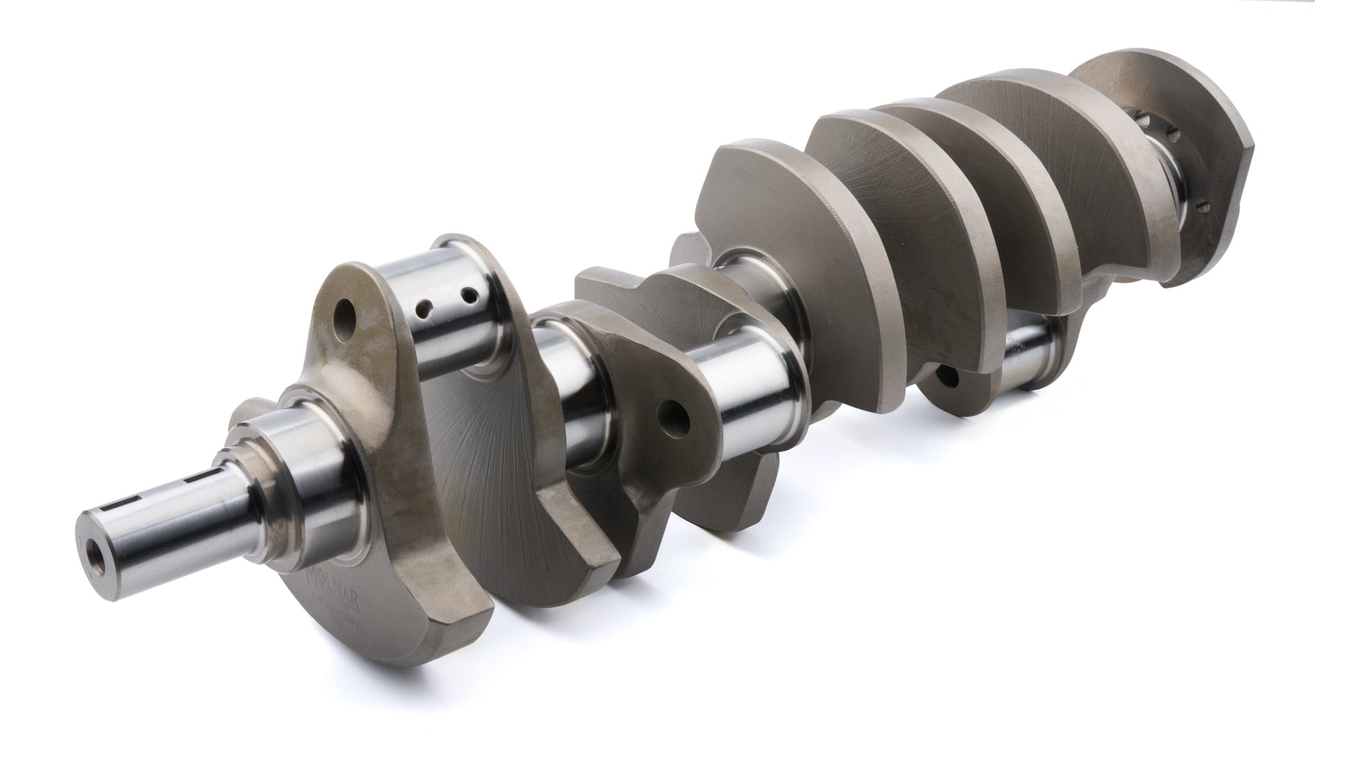 Molnar Technologies Crankshaft - 4.750 in Stroke - Internal Balance - Forged Steel - 2 - Piece Seal - Big Block Chevy - each 454-4750DC8F-670