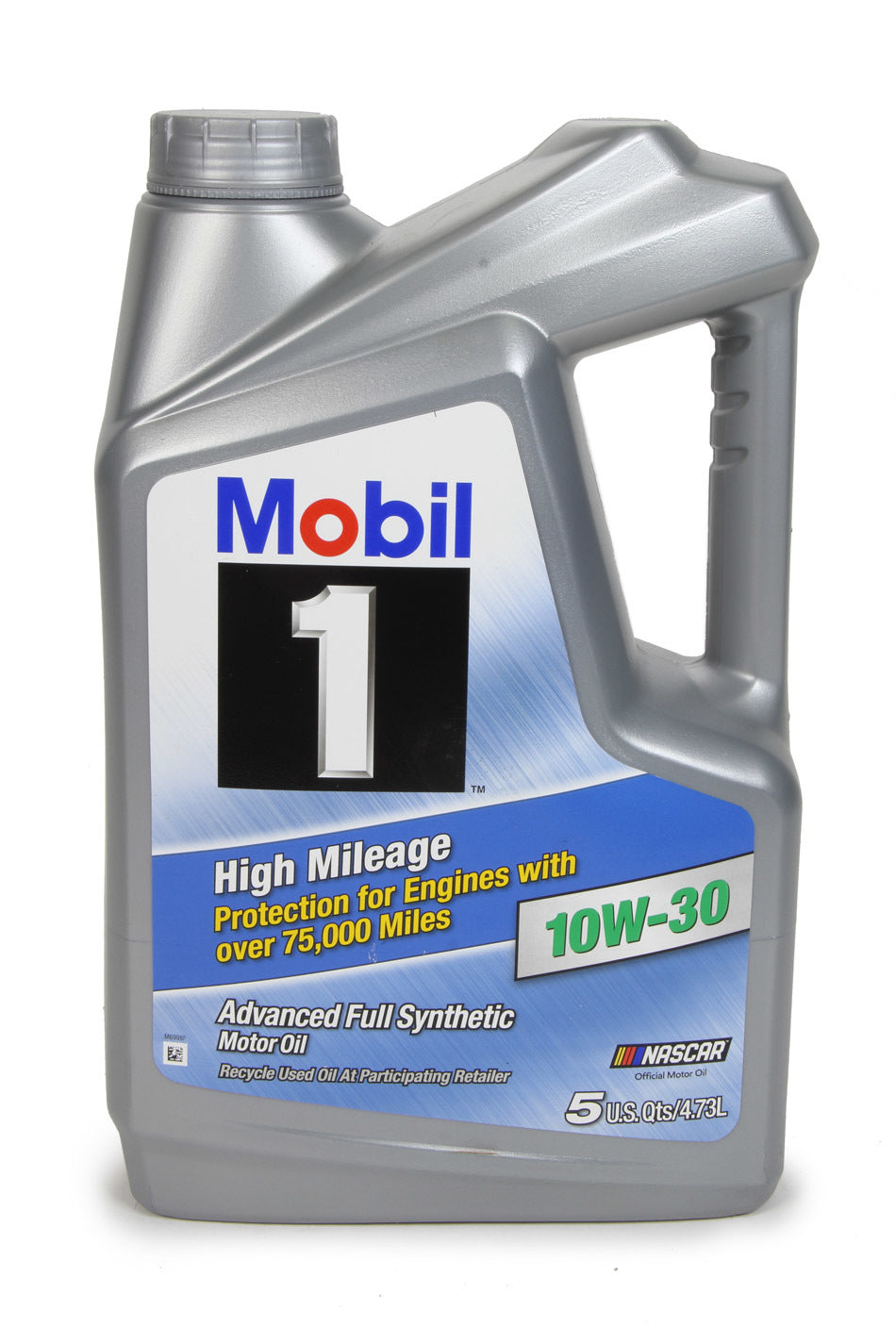 Mobil 1 Motor Oil - High Mileage - 10W30 - Synthetic - 5 Qt Jug - each MOB120770-1