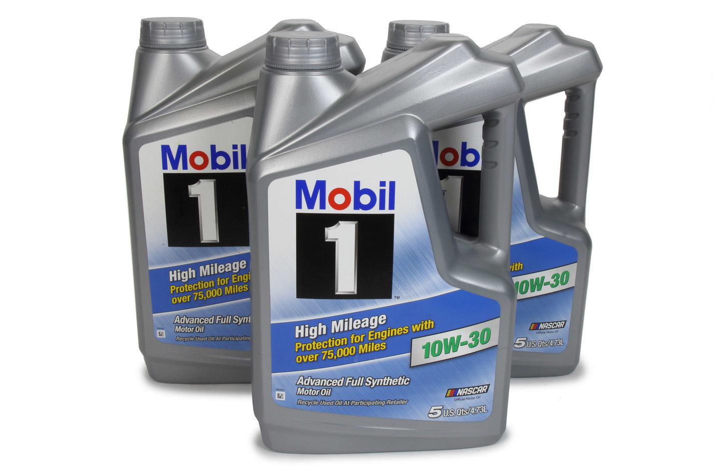 Mobil 1 Motor Oil - High Mileage - 10W30 - Synthetic - 5 Qt Jug - set of 3 120770