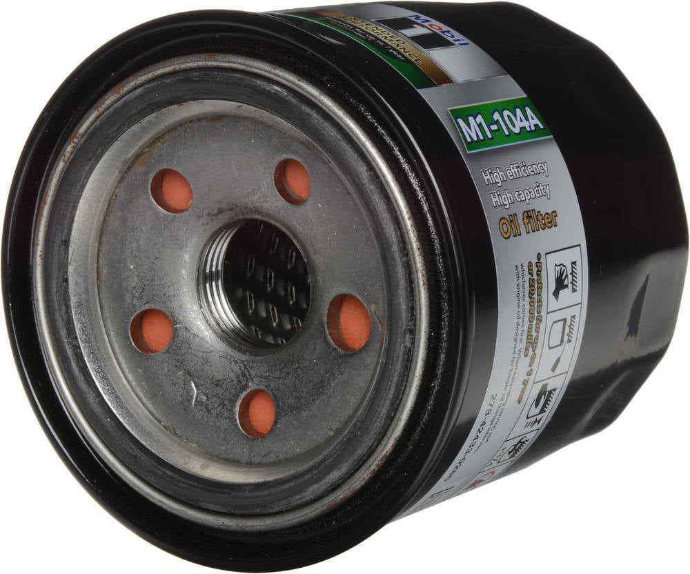 Mobil 1 Oil Filter - Canister - Screw - on - 3.08 in Tall - 20 Mm X 1.50 Thread - Steel - Black Paint - Various Applications - each M1-104A