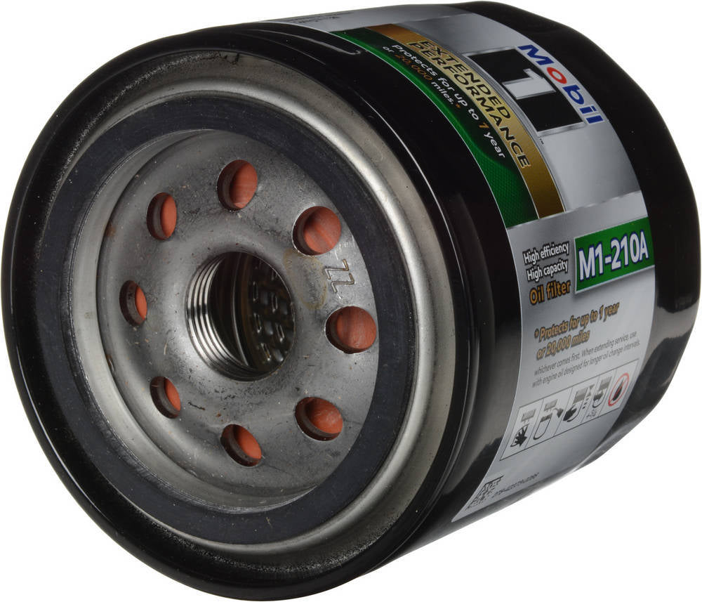 Mobil 1 Oil Filter - Extended Performance - Canister - Screw - on - 3.75 in Tall - 22 Mm X 1.50 in Thread - Steel - Black Paint - Various Appl M1-210A