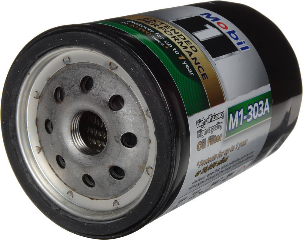 Mobil 1 Oil Filter - Extended Performance - Canister - Screw - on - 5.38 in Tall - 13/16 - 16 in Thread - Steel - Black Paint - GM - each M1-303A