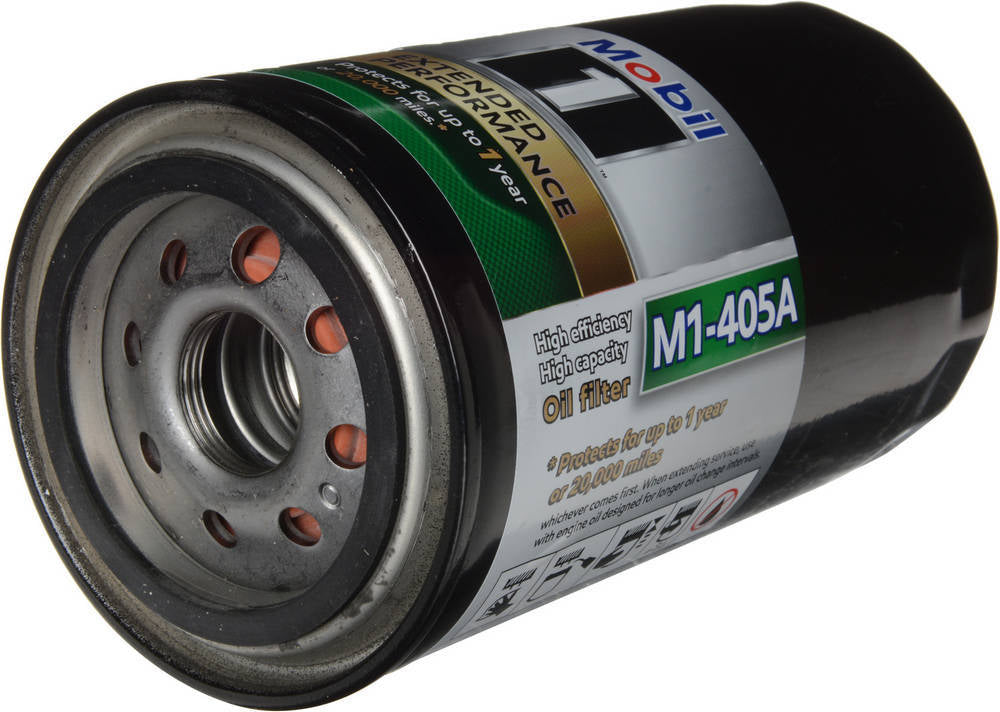 Mobil 1 Oil Filter - Canister - Screw - on - 6.65 in Tall - 1 - 16 in Thread - Steel - Black Paint - Various Applications - each M1-405A