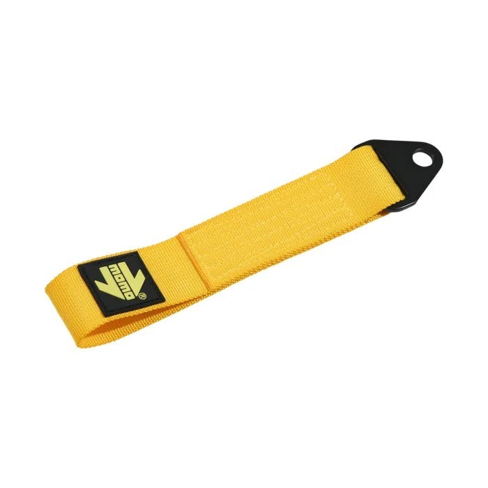 MOMO Tuning & Safety Tow Strap - Loop - 10000 Lb Capacity - Bolt - on - Nylon - Yellow - each MTOWYL