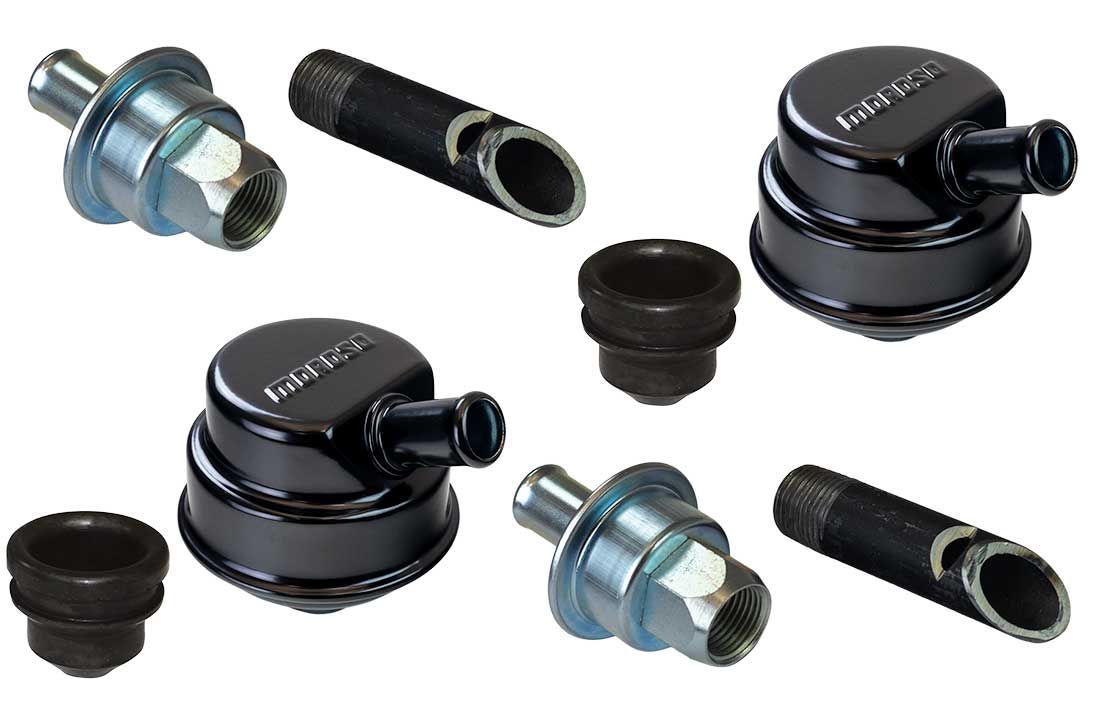 Moroso 25901 Crankcase Evac System Black Powder Coat