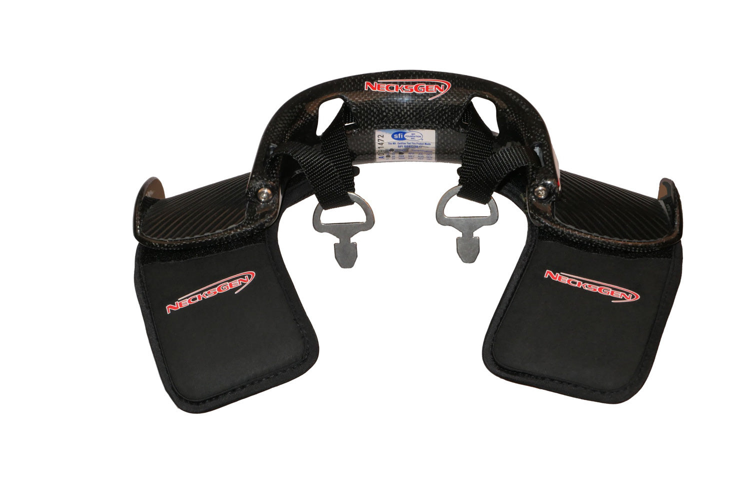 NecksGen NG903 Head And Neck Restraint REV2 Carbon Medium 3in