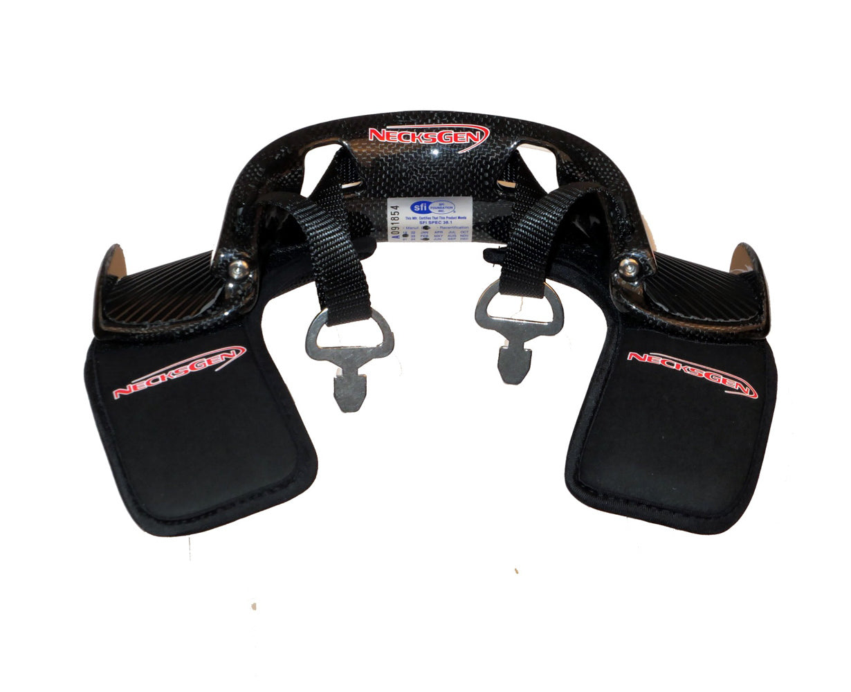 NecksGen NG905 Head And Neck Restraint REV2 Carbon Medium 2in
