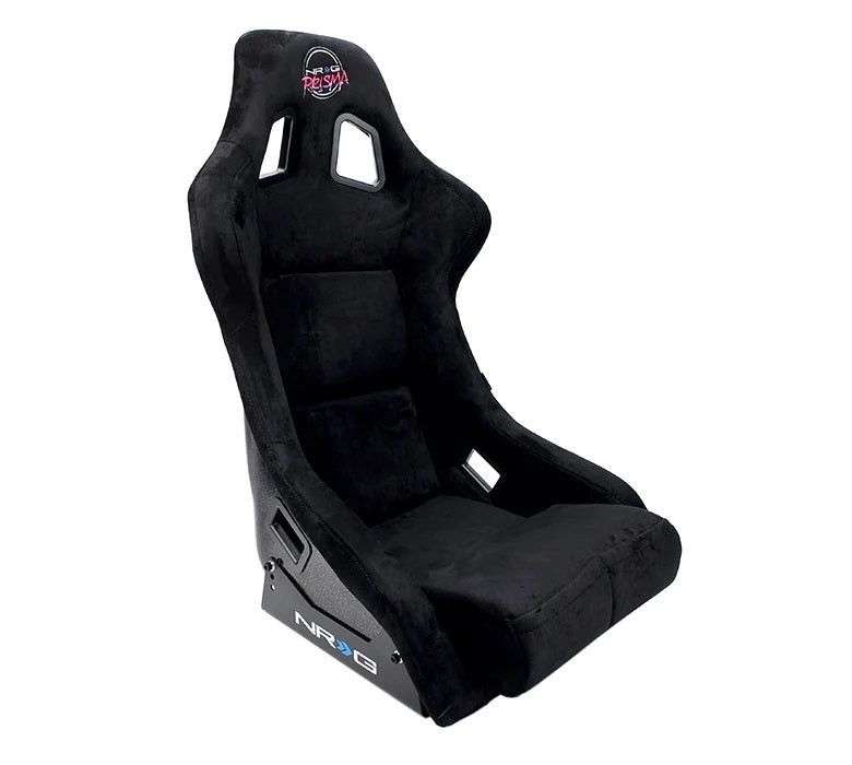 NRG Innovations FRP-302BK-PRISMA Seat FRP Prisma Large Black Cloth Race Bolster