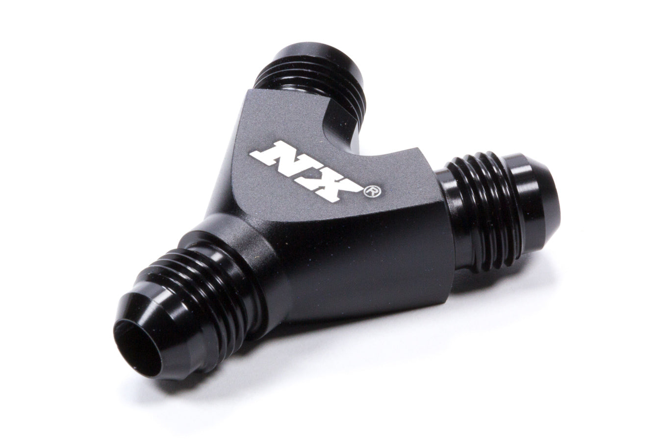 Nitrous Express Billet Y-fitting - Black 6x6x6 16386