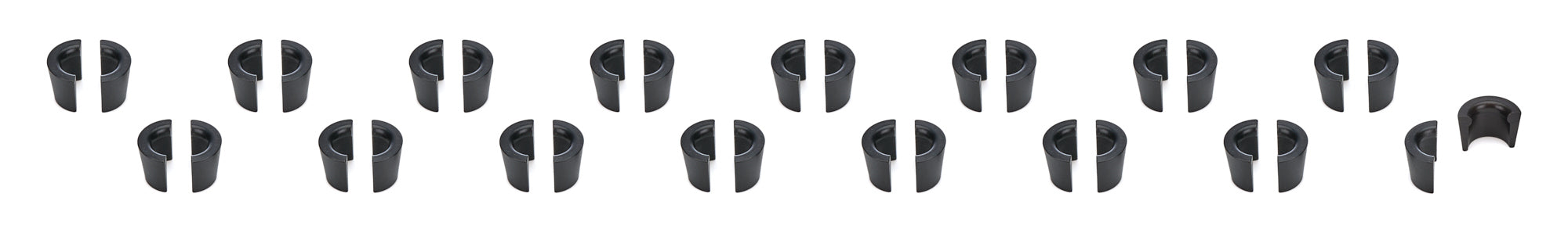 PAC Racing Springs PAC-L8087-16 7mm Valve Locks, 7-Degree Top Lock, 3-Radius Groove, Black Oxide Steel, Set of 16