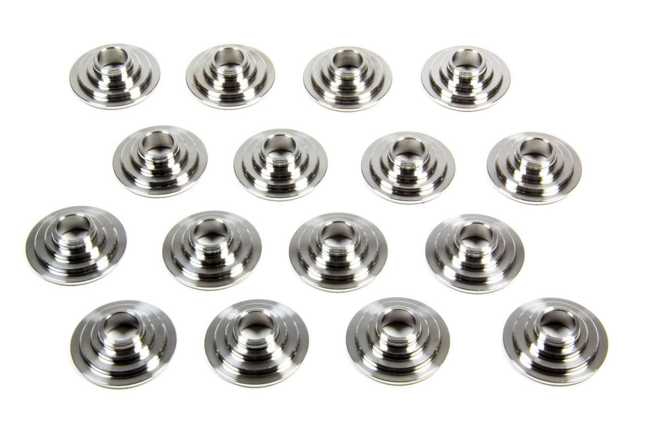 PAC Racing Springs PAC-R401-16 400 Series Titanium Valve Spring Retainers, 10-Degree, Triple Spring, Set of 16