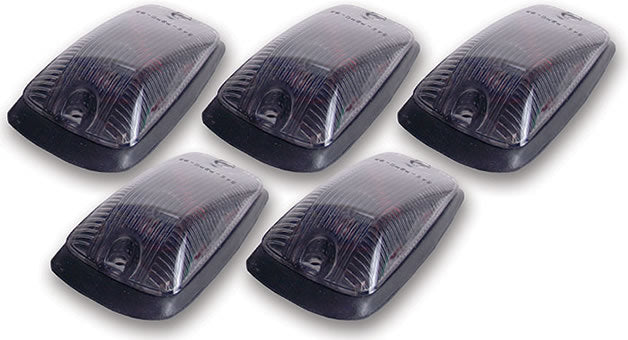 Pacer Performance 20-221S LED Smoked Clearance Light 5-Light Kit for 1988–2002 GM Full-Size Trucks