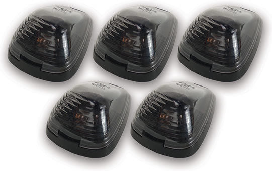 Pacer Performance Hi-Five Cab Roof Lights, Smoked Lens, Part Number 20-235S
