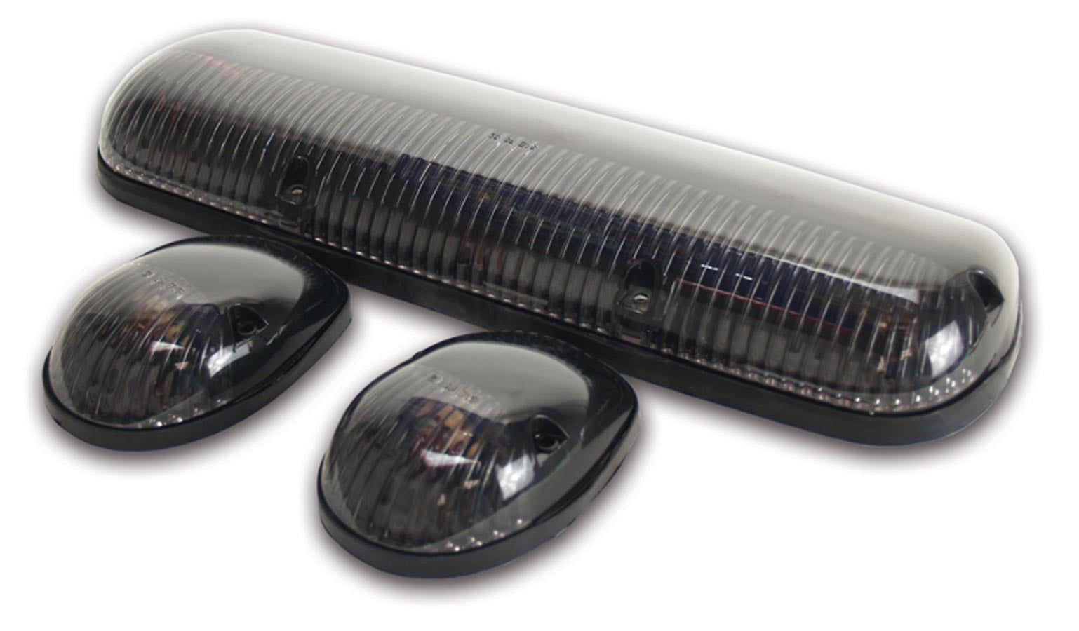 Pacer Performance 20-253S Hi-5 LED Cab Roof Lights, Smoke Lens for 2002-2006 GM Pickup