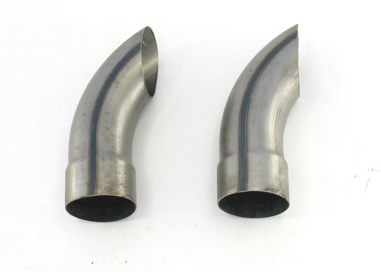 Patriot Exhaust H3813 3-Inch Exhaust Turn Down Tips, 9-Inch Long, Steel, Pair