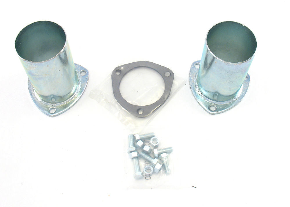 Patriot Exhaust H7244 Collector Reducers, 3-Inch Inlet to 3-Inch Outlet, 3-Bolt Flange, Pair
