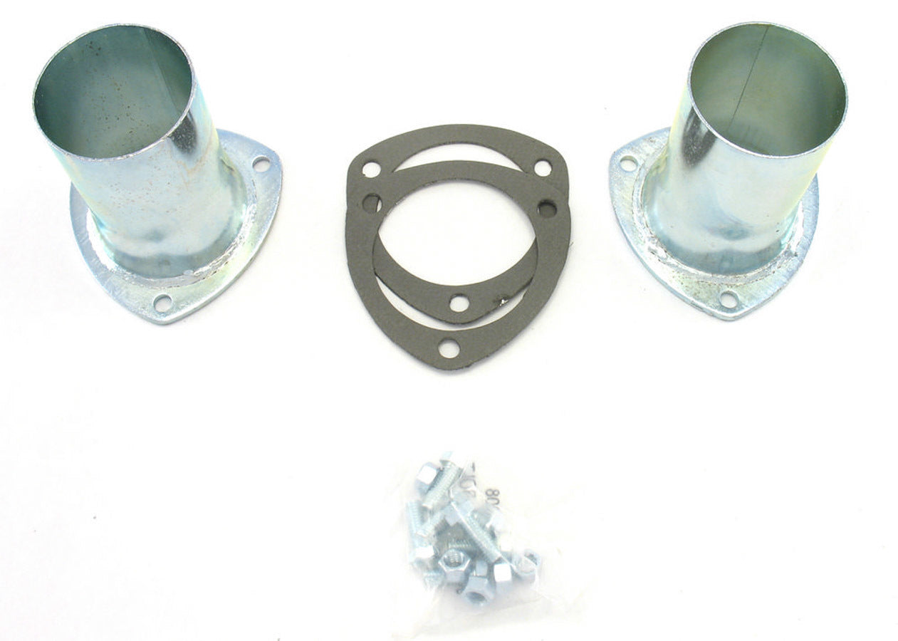 Patriot Exhaust H7245 Collector Reducers, 3.5-Inch Inlet to 3-Inch Outlet, 3-Bolt Flange, Pair