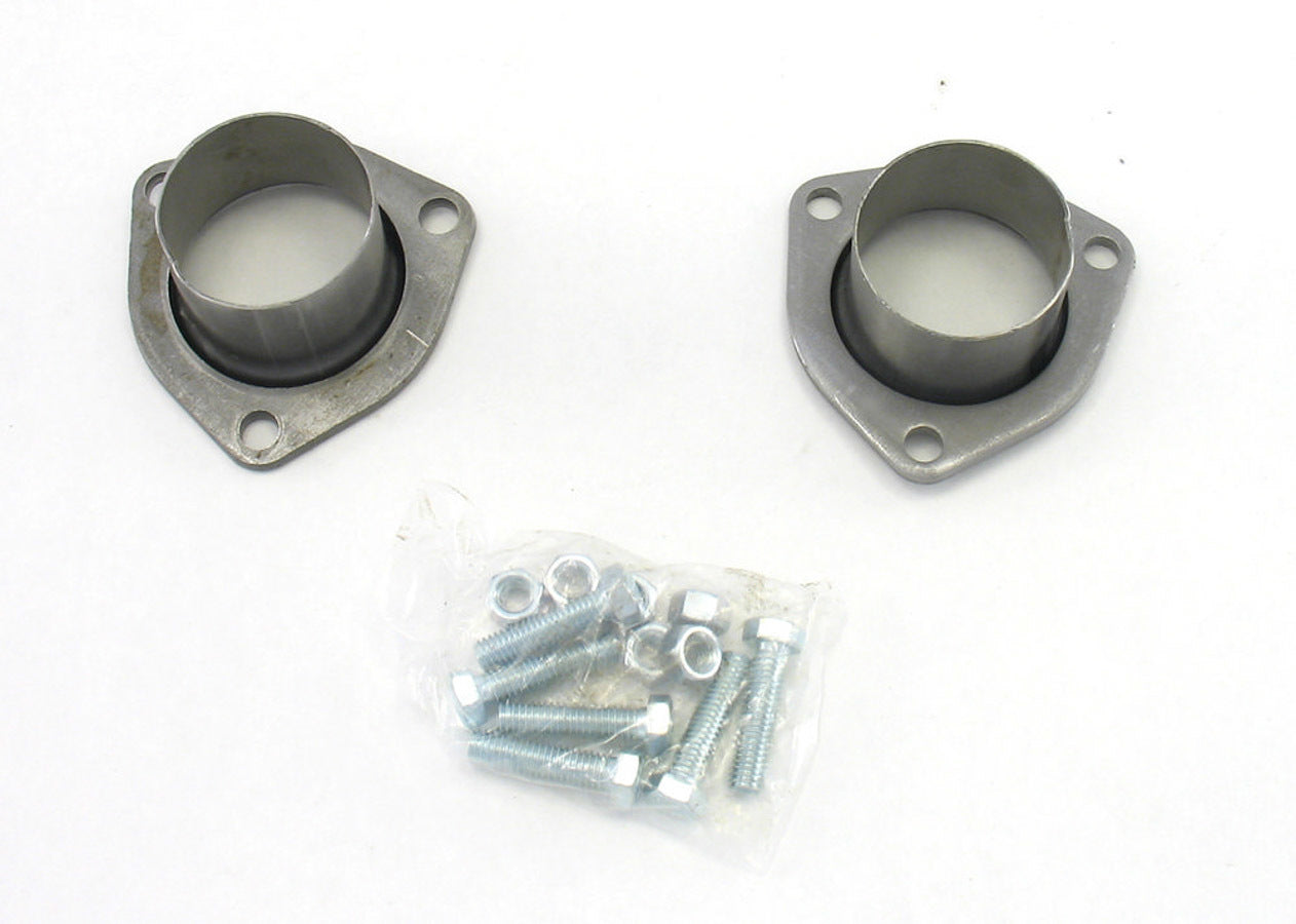 Patriot Exhaust H7247 Collector Reducers, 2.5-Inch Inlet to 2.25-Inch Outlet, 3-Bolt Ball-and-Socket Flange, Pair
