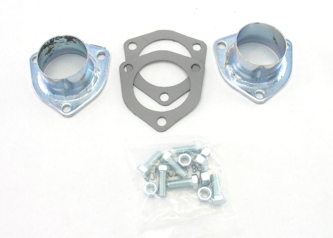 Patriot Exhaust H7248 Collector Reducers, 2.5-Inch Inlet to 2-Inch Outlet, 3-Bolt Flange, Pair