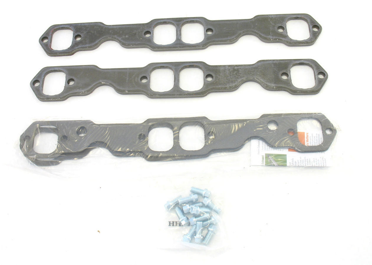 Patriot Exhaust H7894 Header Flange Kit for Small Block Chevy, Steel, Pair