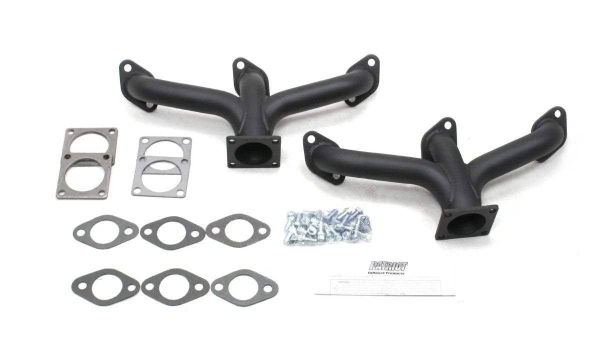 Patriot Exhaust H8090 Tight Tuck Headers for Ford Flathead, 1.75-Inch Primary, 2.5-Inch Collector