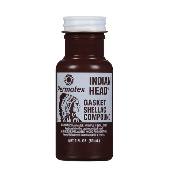 Permatex Indian Head Gasket Shellac Compound 20539, 2 oz Bottle